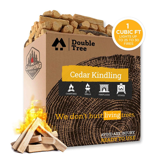 Cedar Kindling Fire Starter Sticks - 100% Natural - SALE 10% OFF USE CODE DOUBLETREE AT CHECK OUT! - Double Tree Forest Products