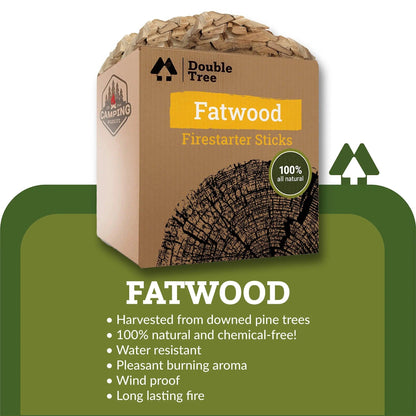 Fatwood Fire Starter Sticks - 100% Natural - Double Tree Forest Products