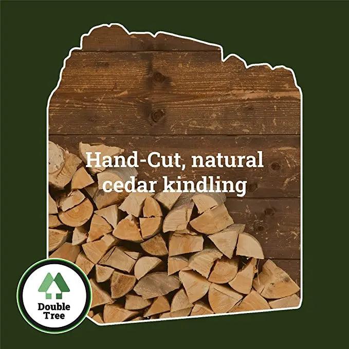 Fatwood and Cedar Kindling Bundle - 100% Natural - Double Tree Forest Products
